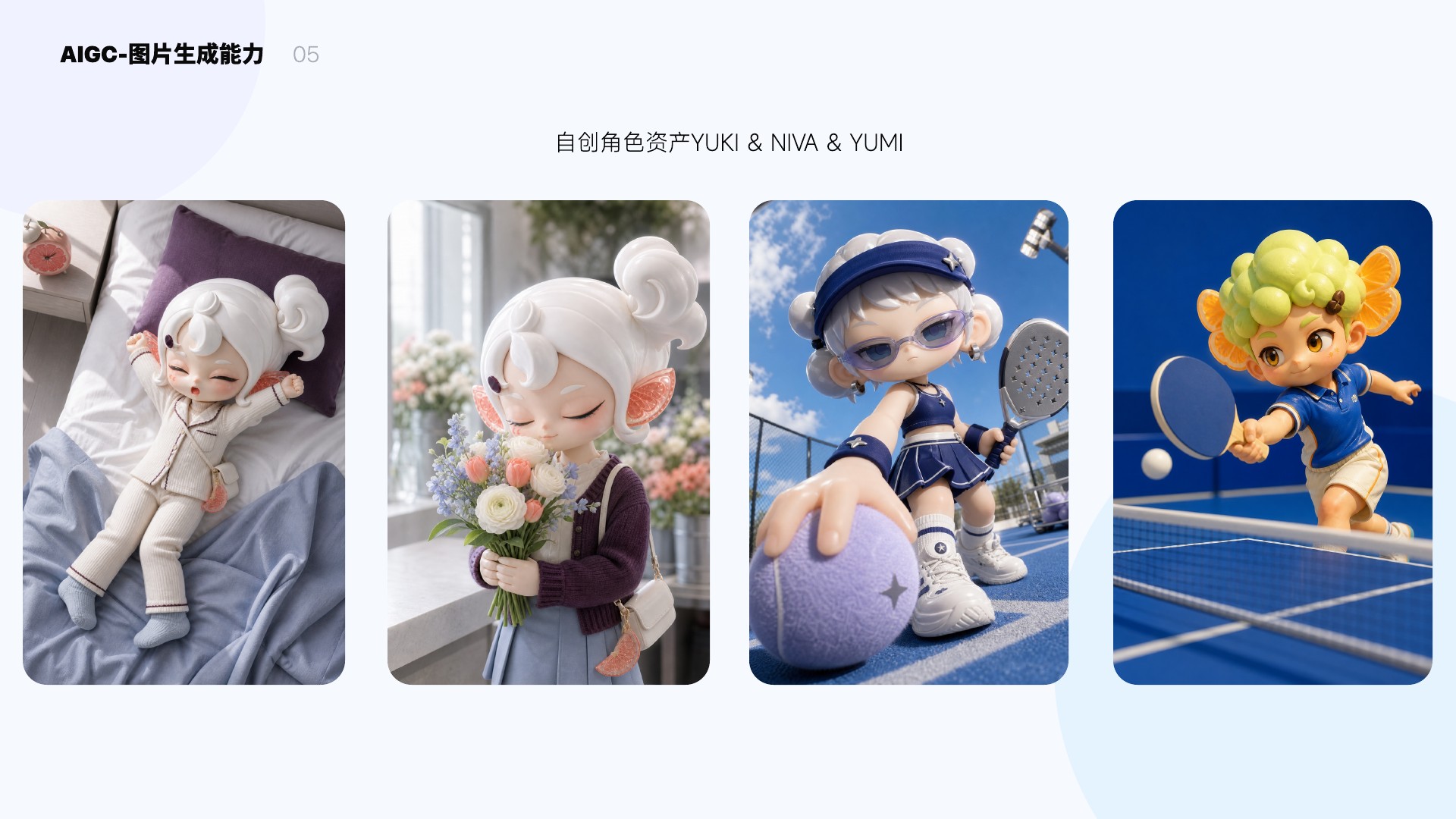 第 39 页 · AIGC 能力一览 · YUKI & NIVA & YUMI